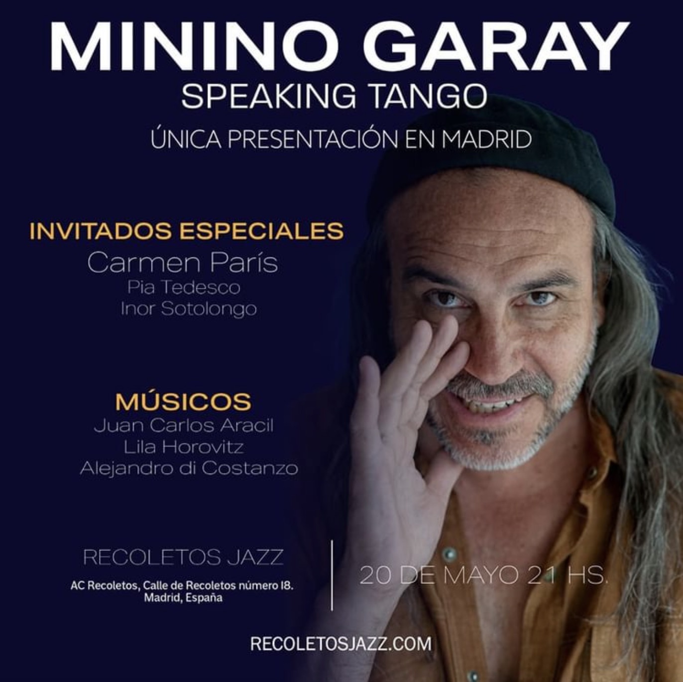 Minino Garay en Madrid